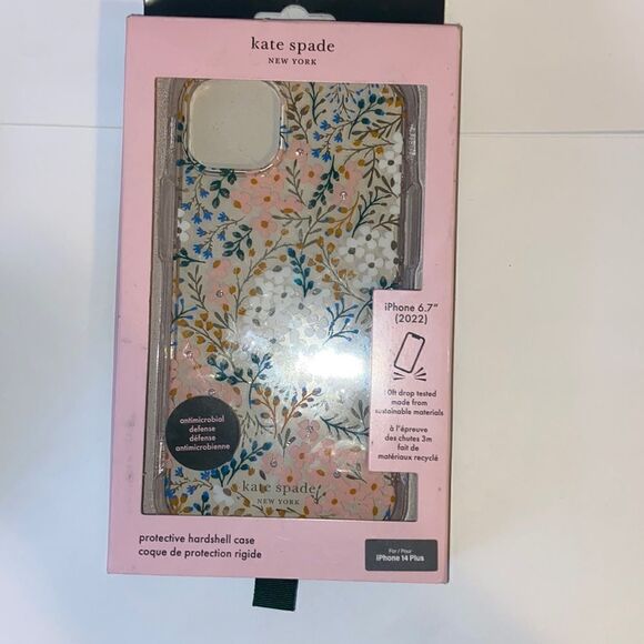 Kate Spade Floral Iphone 14 Plus Phone Case New in Box - Picture 1 of 9